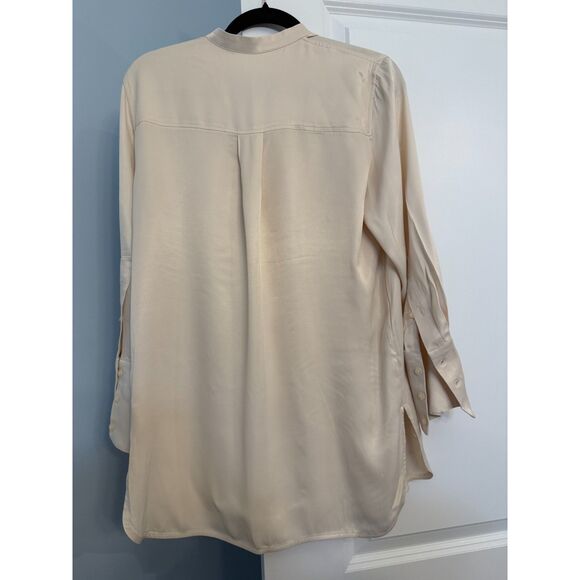 MANGO oversized satin shirt, size XS - Picture 7 of 9